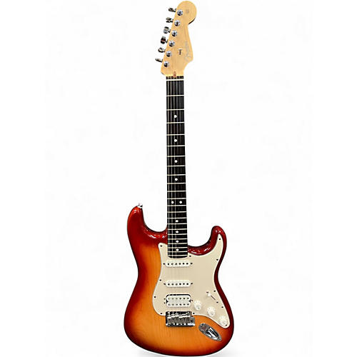 Used 2005 Fender American Standard Stratocaster HSS Sierra Sunburst Solid Body Electric Guitar Sierra Sunburst