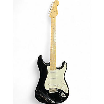 Used 2005 Fender Artist Series Eric Clapton Stratocaster BLACK Solid Body Electric Guitar