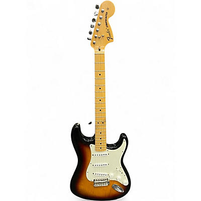 Used 2005 Fender Classic Series '70s Stratocaster 3 Color Sunburst Solid Body Electric Guitar