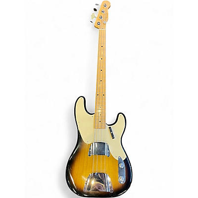 Used 2005 Fender Custom Shop 1955 Precision Bass 2 Color Sunburst Electric Bass Guitar