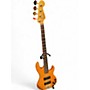 Used 2005 Fender Deluxe Zone Bass  Trans Amber Electric Bass Guitar Trans Amber