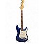 Used 2005 Fender FSR Standard Stratocaster Electron Blue Metallic Solid Body Electric Guitar Electron Blue Metallic