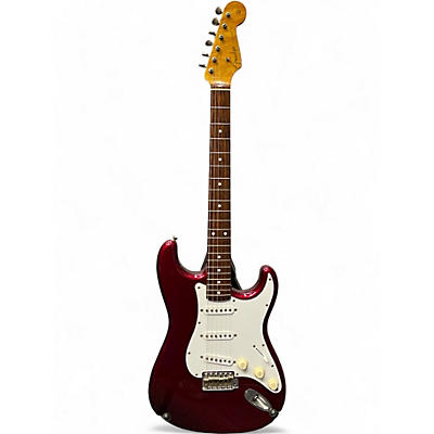Used 2005 Fender MIJ ST-62 Stratocaster  Candy Apple Red Solid Body Electric Guitar