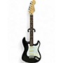 Used 2005 Fender Standard Stratocaster Black Solid Body Electric Guitar Black