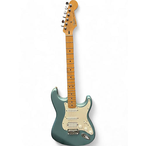 Fender Used 2005 Fender Standard Stratocaster HSS Blue Agave Solid Body Electric Guitar Blue Agave