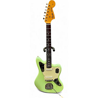Used 2005 Fender VINTAGE '62 JAGUAR Surf Green Solid Body Electric Guitar
