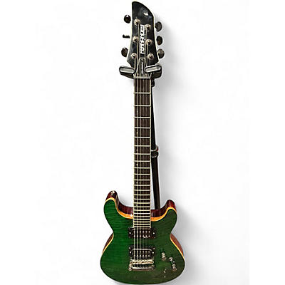 Used 2005 Fernandes Dragonfly Elite Green Solid Body Electric Guitar