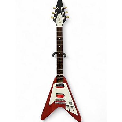Used 2005 Gibson Flying V Worn Cherry Solid Body Electric Guitar