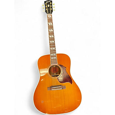 Used 2005 Gibson Hummingbird Artist Cherry Sunburst Acoustic Electric Guitar