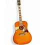 Used 2005 Gibson Hummingbird Artist Cherry Sunburst Acoustic Electric Guitar Cherry Sunburst