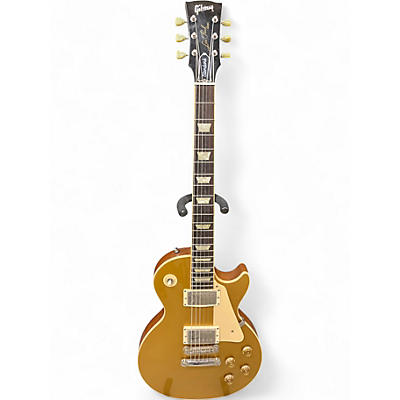 Used 2005 Gibson Les Paul Standard Gold Top Solid Body Electric Guitar