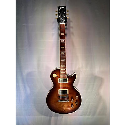 Gibson Used 2005 Gibson Les Paul Standard Premium Plus 1950S Neck Desert Burst Solid Body Electric Guitar