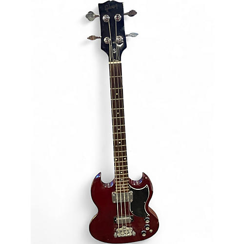 Used 2005 Gibson SG Bass Cherry Electric Bass Guitar Cherry