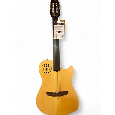 Used 2005 Godin MULTIAC FRETLESS Natural Acoustic Electric Guitar