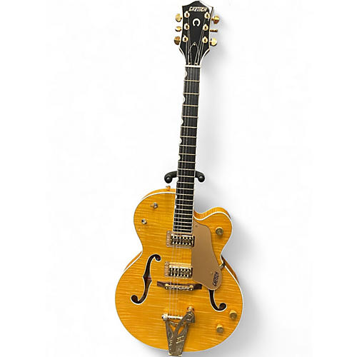 Used 2005 Gretsch Guitars 6120 Amber Hollow Body Electric Guitar Amber