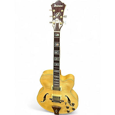 Used 2005 Ibanez AF Natural Hollow Body Electric Guitar