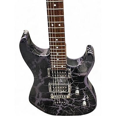 Used 2005 Jackson JS32DKT PURPLE CRACKLE Solid Body Electric Guitar