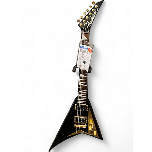 Jackson Used 2005 Jackson RR5 Randy Rhoads Black and Gold Solid Body Electric Guitar Black and Gold