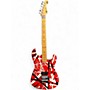 Used 2006 Charvel EVH ART SERIES RED WITH BLACK WHITE STRIPES Solid Body Electric Guitar RED WITH BLACK WHITE STRIPES