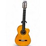 Used 2006 Cordoba 45FCE Flamenco Amber Classical Acoustic Electric Guitar Amber