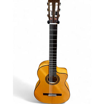 Used 2006 Cordoba 55FCE BLANCA Flamenco Guitar