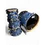 Used 2006 DW 4 Piece Collector's Series BLUE DIAMOND Drum Kit BLUE DIAMOND