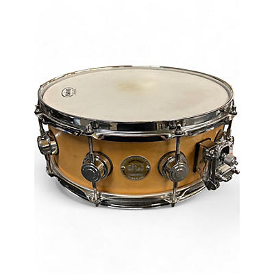 DW Used 2006 DW 5X14 Collector's Series Maple Snare Natural Drum