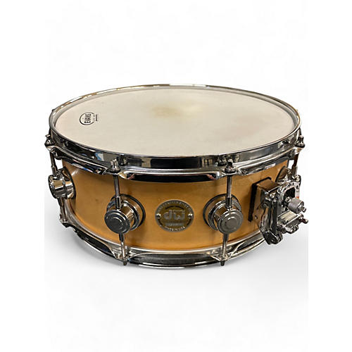 DW Used 2006 DW 5X14 Collector's Series Maple Snare Natural Drum Natural 8