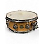 Used DW Used 2006 DW 5X14 Collector's Series Maple Snare Natural Drum Natural 8