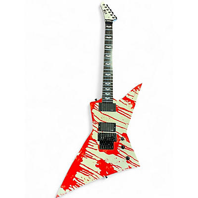 Used 2006 ESP LTD DJ600 Dan Jacobs Signature WHITE Solid Body Electric Guitar