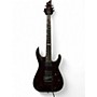 Used 2006 ESP LTD H1001QM Deluxe Floyd Rose See Thru Black Cherry Solid Body Electric Guitar see thru black cherry