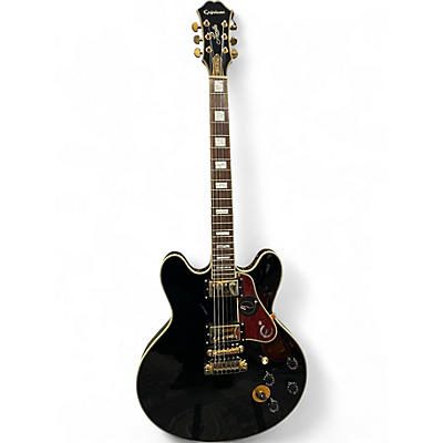 Used 2006 Epiphone BB King Lucille Ebony Hollow Body Electric Guitar