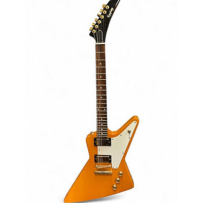 Used 2006 Epiphone Korina 1958 Explorer Natural Solid Body Electric Guitar