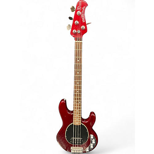 Used 2006 Ernie Ball Music Man 30TH ANNIVERSARY STINGRAY Crimson Red Electric Bass Guitar Crimson Red