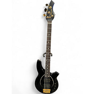 Used 2006 Ernie Ball Music Man Bongo 4 String LIMITED EDITION Black and Gold Electric Bass Guitar