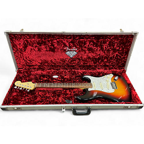 Fender Used 2006 Fender 60th Anniversary American Standard Stratocaster 3 Tone Sunburst Solid Body Electric Guitar 3 Tone Sunburst