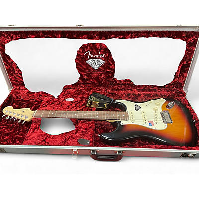 Used 2006 Fender 60th Anniversary American Standard Stratocaster 3 Tone Sunburst Solid Body Electric Guitar