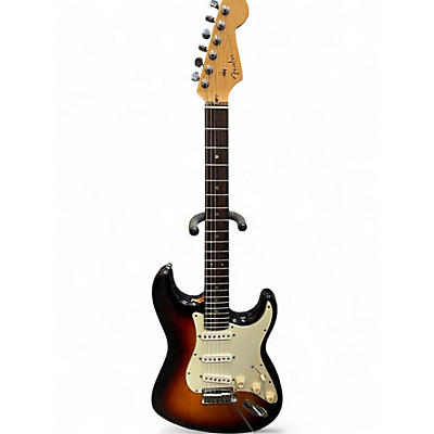 Used 2006 Fender American Deluxe Stratocaster 3 Color Sunburst Solid Body Electric Guitar