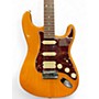 Used 2006 Fender American Deluxe Stratocaster Amber Solid Body Electric Guitar Amber