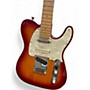 Used 2006 Fender American Deluxe Telecaster Cherry Sunburst Solid Body Electric Guitar Cherry Sunburst