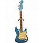 Used 2006 Fender American Standard Stratocaster Blue Solid Body Electric Guitar Blue