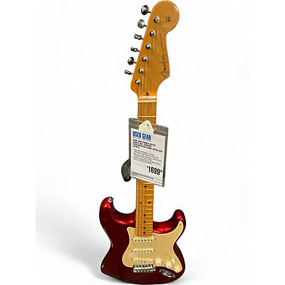 Used 2006 Fender Artist Series Eric Johnson Stratocaster Candy Apple Red Solid Body Electric Guitar