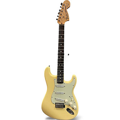 Used 2006 Fender Artist Series Yngwie Malmsteen Stratocaster Vintage White Solid Body Electric Guitar