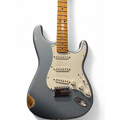 Used 2006 Fender CUSTOM SHOP 1969 Ice Blue Metallic Solid Body Electric Guitar