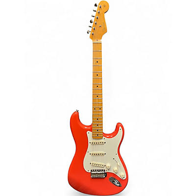 Used 2006 Fender Classic Series '50s Stratocaster Fiesta Red Solid Body Electric Guitar