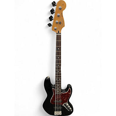 Used 2006 Fender Deluxe Active Jazz Bass Black Electric Bass Guitar