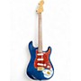 Used 2006 Fender Deluxe Player's Stratocaster Sapphire Blue Trans Solid Body Electric Guitar Sapphire Blue Trans