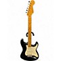 Used 2006 Fender Eric Johnson Stratocaster® Maple Black and White Solid Body Electric Guitar Black and White