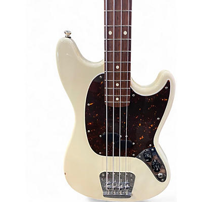 Used 2006 Fender MB98-70SD Vintage White Electric Bass Guitar