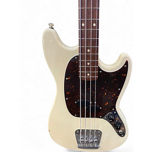 Used 2006 Fender MB98-70SD Vintage White Electric Bass Guitar Vintage White